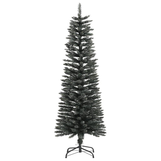 Artificial Slim Christmas Tree with Stand Green 120 cm PVC