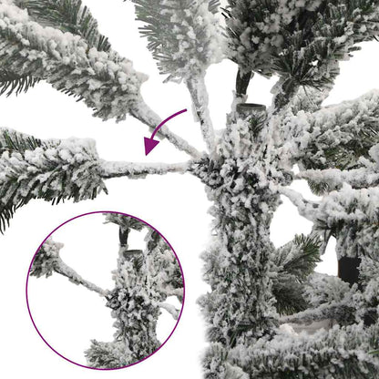 Artificial Christmas Tree with Flocked Snow 120 cm PVC&PE