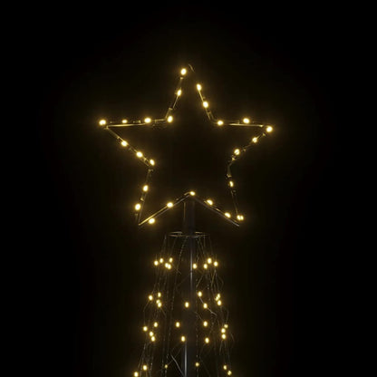 Christmas Cone Tree Warm White 500 LEDs 100x300 cm