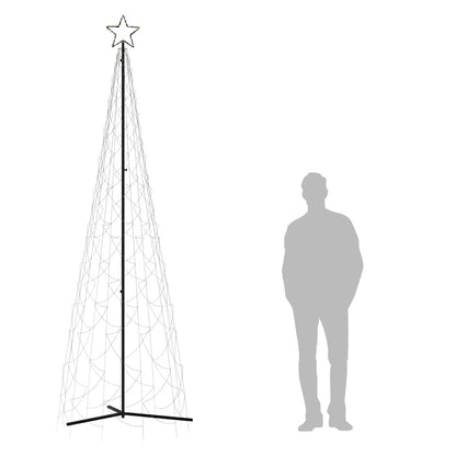 Christmas Cone Tree Warm White 500 LEDs 100x300 cm