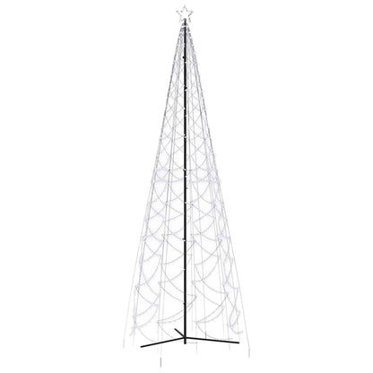 Christmas Cone Tree Cold White 1400 LEDs 160x500 cm