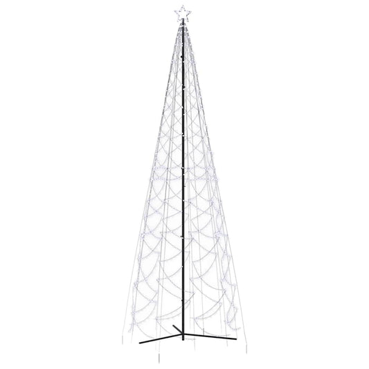 Christmas Cone Tree Cold White 1400 LEDs 160x500 cm