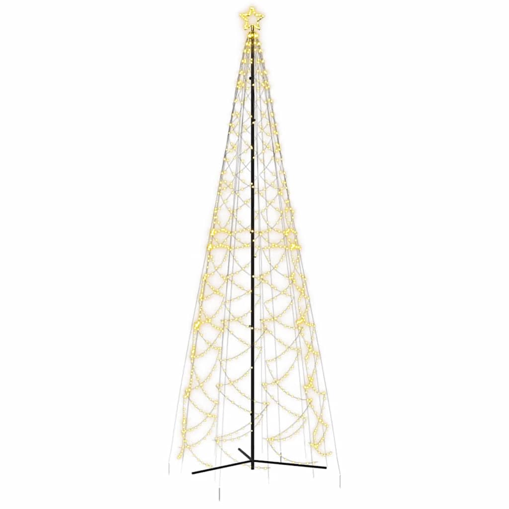 Christmas Cone Tree Warm White 1400 LEDs 160x500 cm