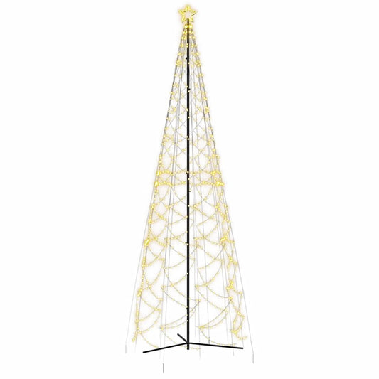 Christmas Cone Tree Warm White 1400 LEDs 160x500 cm