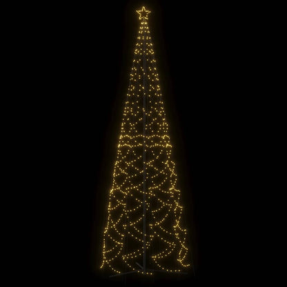 Christmas Cone Tree Warm White 1400 LEDs 160x500 cm