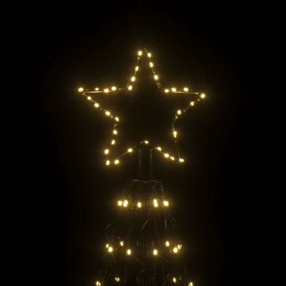 Christmas Cone Tree Warm White 1400 LEDs 160x500 cm