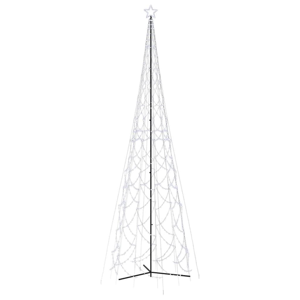 Christmas Cone Tree Cold White 3000 LEDs 230x800 cm