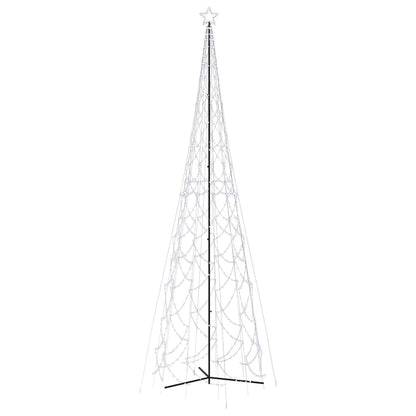 Christmas Cone Tree Cold White 3000 LEDs 230x800 cm