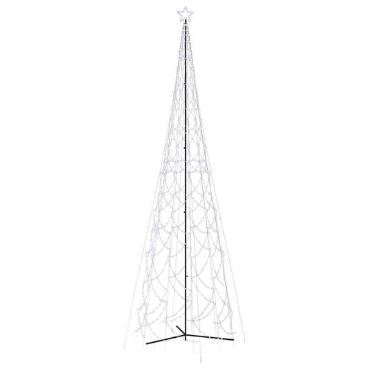 Christmas Cone Tree Cold White 3000 LEDs 230x800 cm