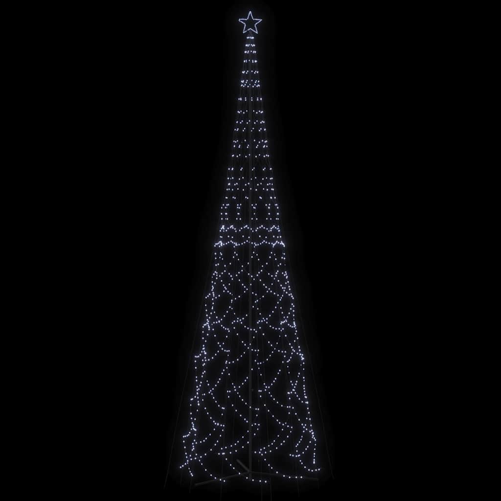 Christmas Cone Tree Cold White 3000 LEDs 230x800 cm