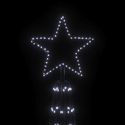 Christmas Cone Tree Cold White 3000 LEDs 230x800 cm