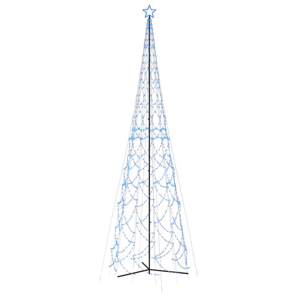 Christmas Cone Tree Blue 3000 LEDs 230x800 cm