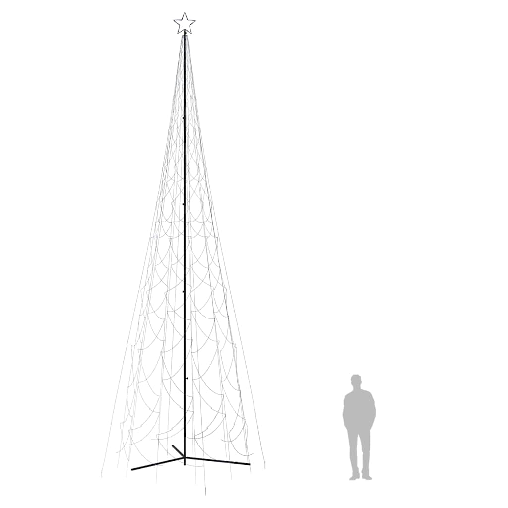 Christmas Cone Tree Blue 3000 LEDs 230x800 cm