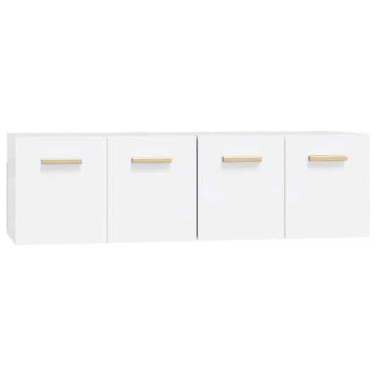 Wall Cabinets 2 pcs White 60x36.5x35 cm Engineered Wood