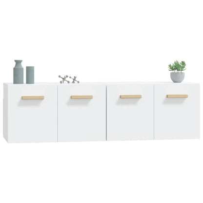 Wall Cabinets 2 pcs White 60x36.5x35 cm Engineered Wood
