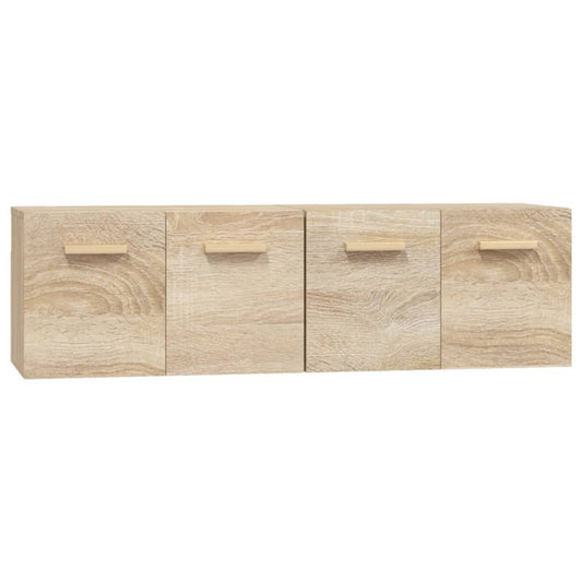 Wall Cabinets 2 pcs Sonoma Oak 60x36.5x35 cm Engineered Wood