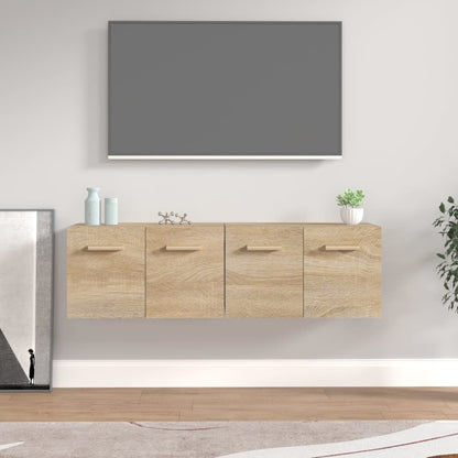 Wall Cabinets 2 pcs Sonoma Oak 60x36.5x35 cm Engineered Wood