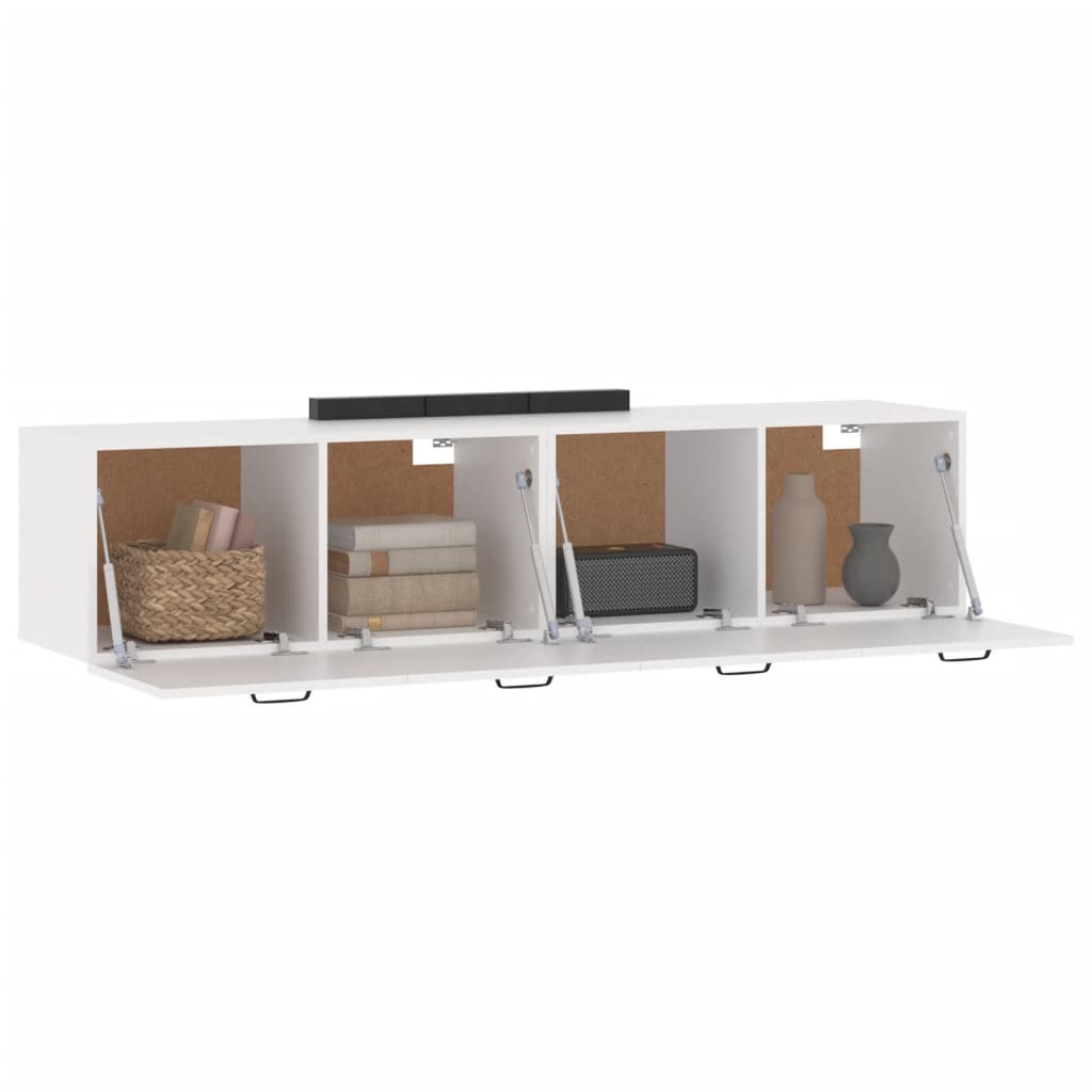 Wall Cabinets 2 pcs White 60x36.5x35 cm Engineered Wood