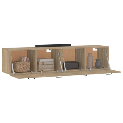 Wall Cabinets 2 pcs Sonoma Oak 60x36.5x35 cm Engineered Wood