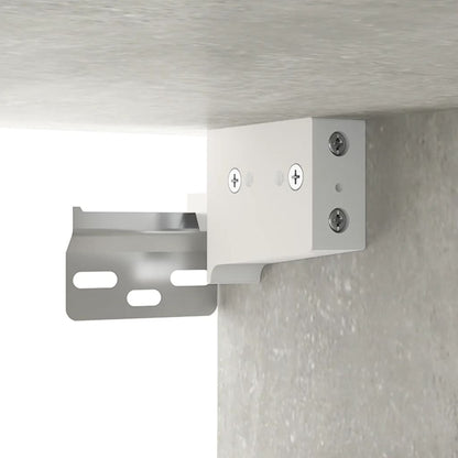 Wall Cabinets 2 pcs Concrete Grey 60x36.5x35 cm Engineered Wood