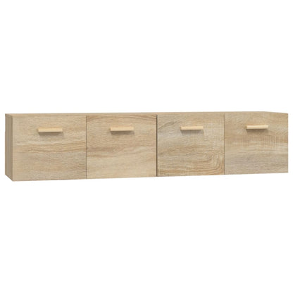 Wall Cabinets 2 pcs Sonoma Oak 80x35x36.5 cm Engineered Wood