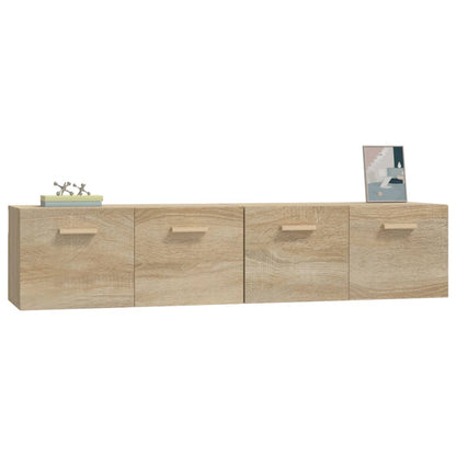 Wall Cabinets 2 pcs Sonoma Oak 80x35x36.5 cm Engineered Wood