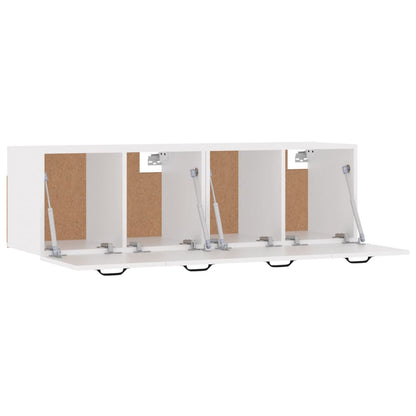 Wall Cabinets 2 pcs White 80x35x36.5 cm Engineered Wood