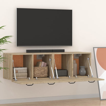 Wall Cabinets 2 pcs Sonoma Oak 80x35x36.5 cm Engineered Wood