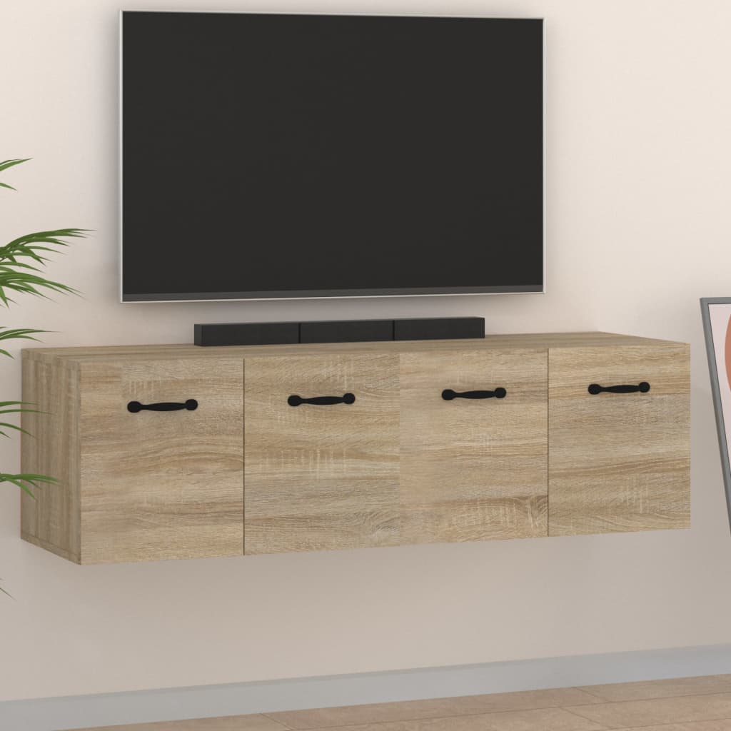 Wall Cabinets 2 pcs Sonoma Oak 80x35x36.5 cm Engineered Wood