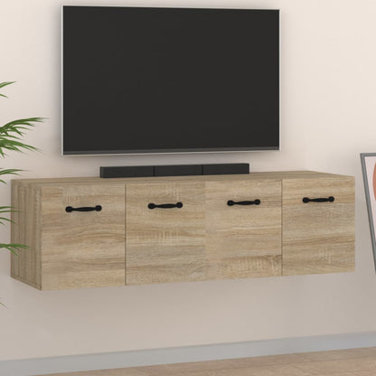 Wall Cabinets 2 pcs Sonoma Oak 80x35x36.5 cm Engineered Wood