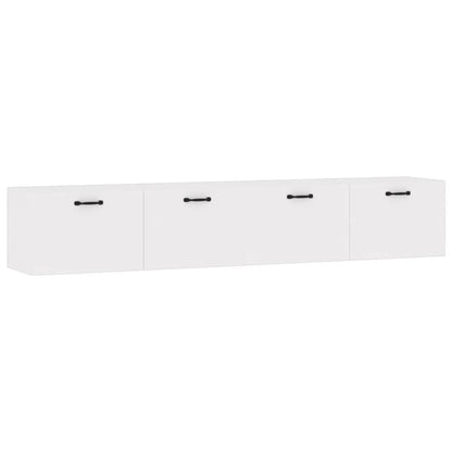 Wall Cabinets 2 pcs White 100x36.5x35 cm Engineered Wood