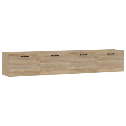 Wall Cabinets 2 pcs Sonoma Oak 100x36.5x35 cm Engineered Wood