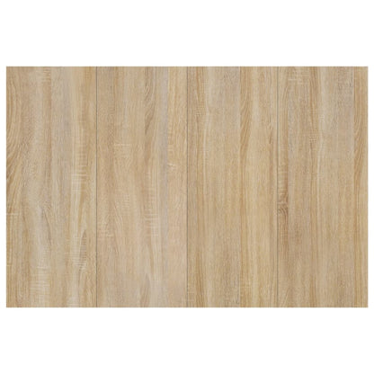 Bed Headboard with Cabinets Sonoma Oak Engineered Wood