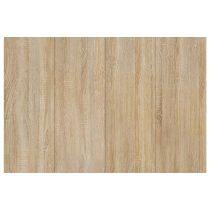 Bed Headboard with Cabinets Sonoma Oak Engineered Wood