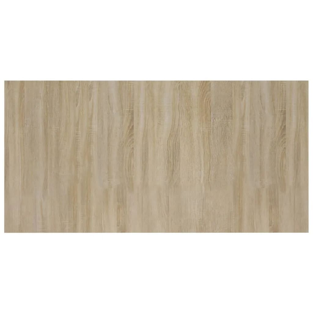 Bed Headboard with Cabinets Sonoma Oak Engineered Wood