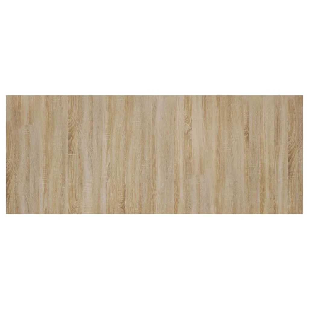 Bed Headboard with Cabinets Sonoma Oak Engineered Wood