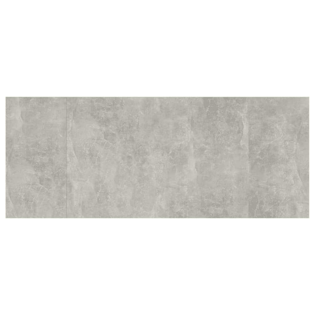 Bed Headboard with Cabinets Concrete Grey Engineered Wood