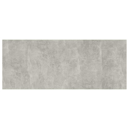 Bed Headboard with Cabinets Concrete Grey Engineered Wood