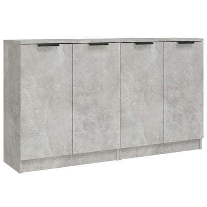 Sideboards 2 pcs Concrete Grey 60x30x70 cm Engineered Wood