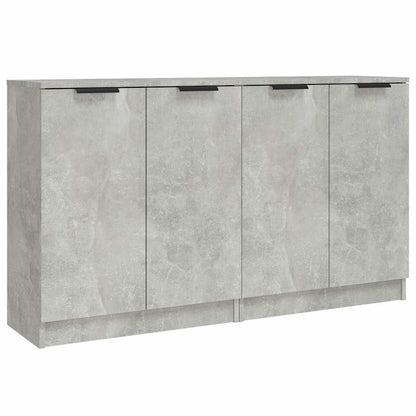 Sideboards 2 pcs Concrete Grey 60x30x70 cm Engineered Wood