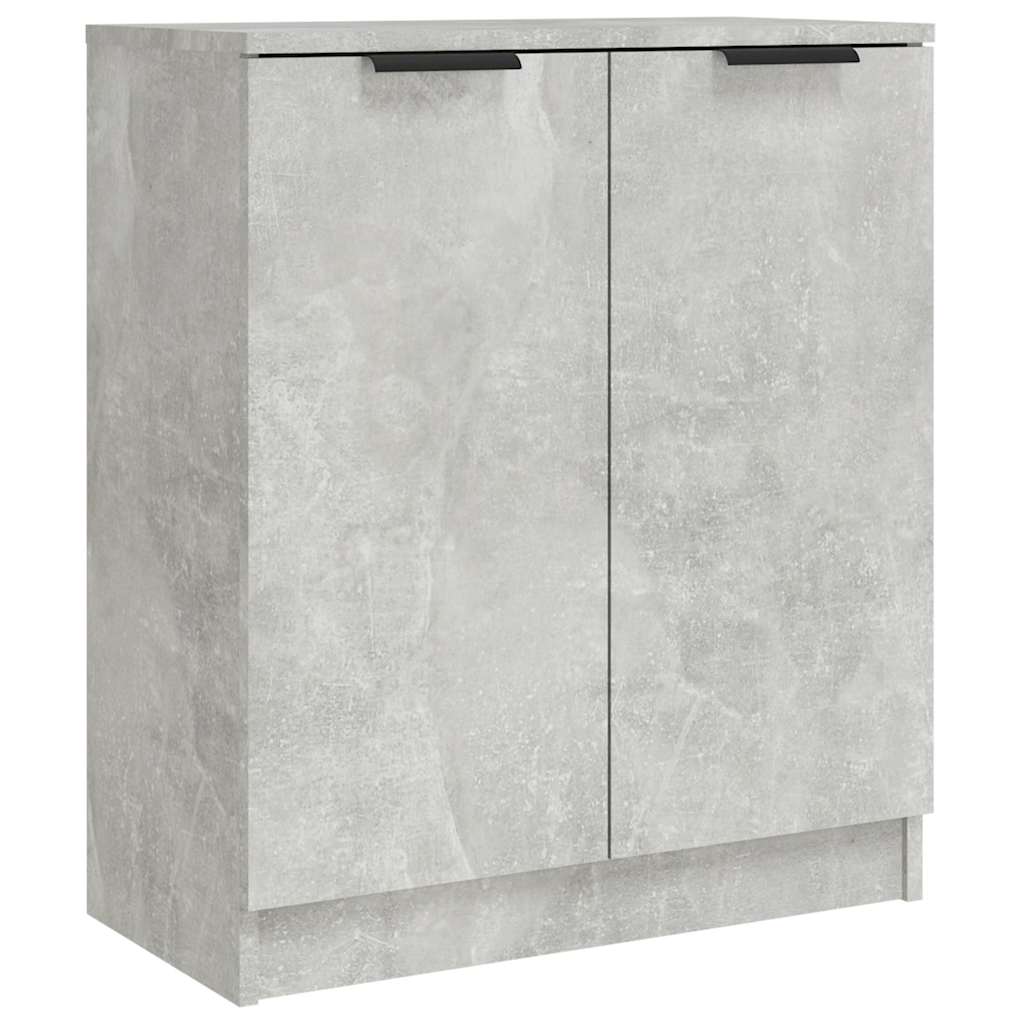 Sideboards 2 pcs Concrete Grey 60x30x70 cm Engineered Wood