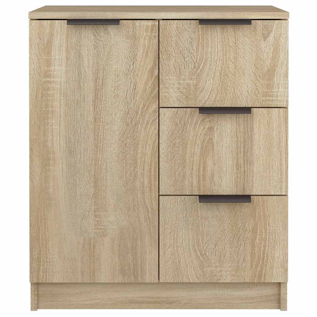 Sideboards 2 pcs Sonoma Oak 60x30x70 cm Engineered Wood