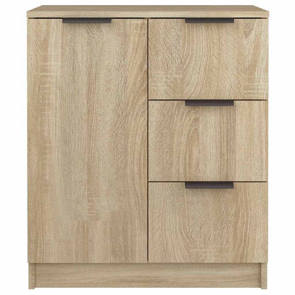 Sideboards 2 pcs Sonoma Oak 60x30x70 cm Engineered Wood