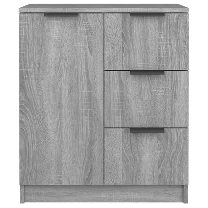Sideboards 2 pcs Grey Sonoma 60x30x70 cm Engineered Wood