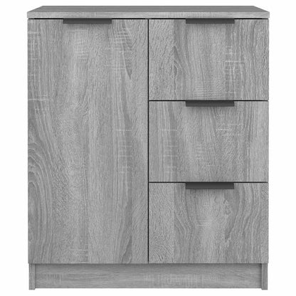 Sideboards 2 pcs Grey Sonoma 60x30x70 cm Engineered Wood