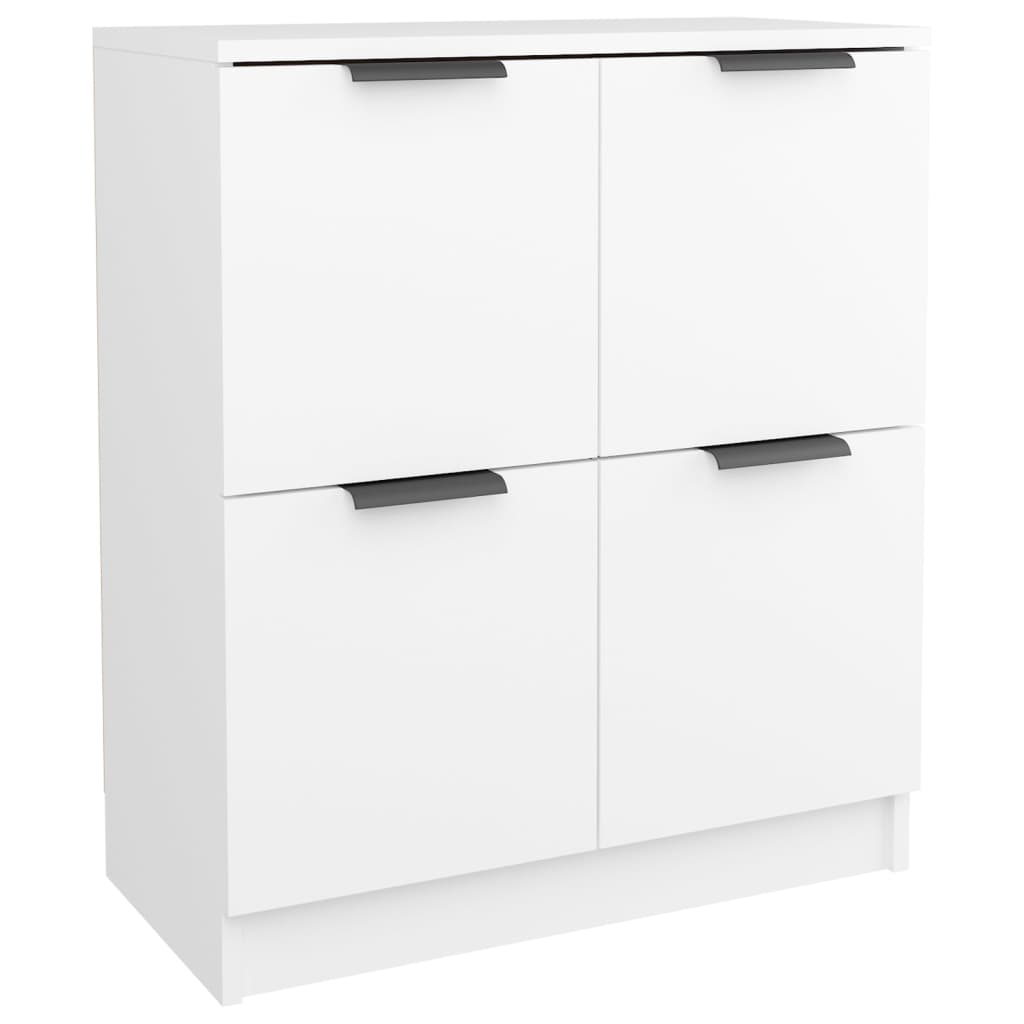 Sideboards 2 pcs White 60x30x70 cm Engineered Wood