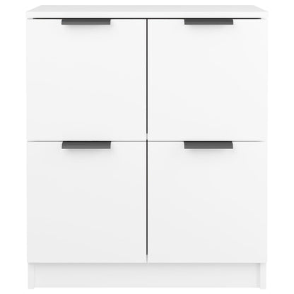 Sideboards 2 pcs White 60x30x70 cm Engineered Wood