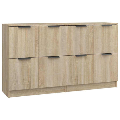 Sideboards 2 pcs Sonoma Oak 60x30x70 cm Engineered Wood