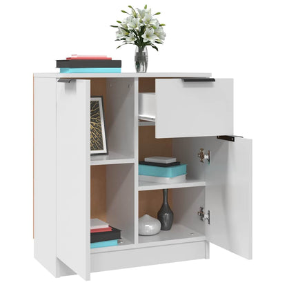 Sideboards 2 pcs White 60x30x70 cm Engineered Wood