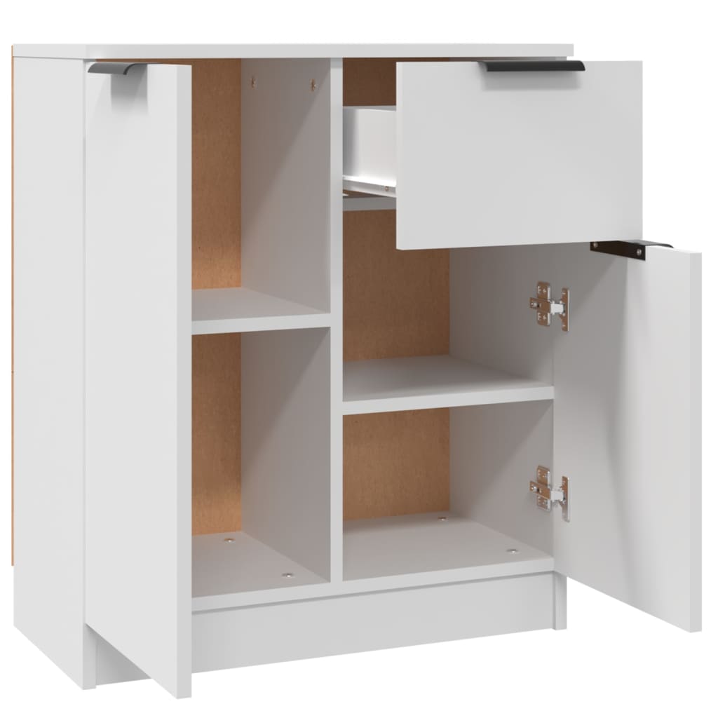 Sideboards 2 pcs White 60x30x70 cm Engineered Wood